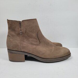 Earth Women's Brown Suede Side-Zip Ankle Boots US Size 10M